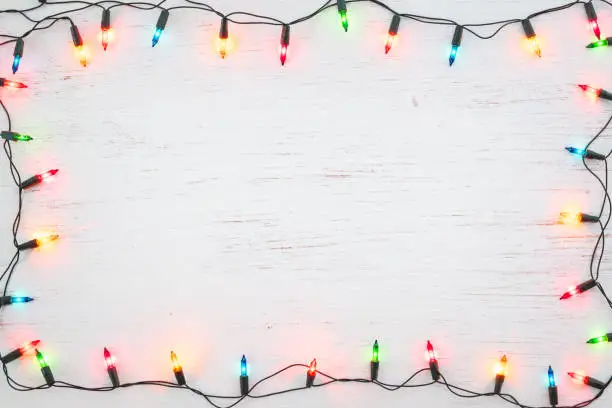 Photo of Christmas lights bulb decoration