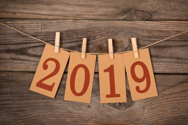 istock New Year 2019 Concept Clipped Cards 1038621524