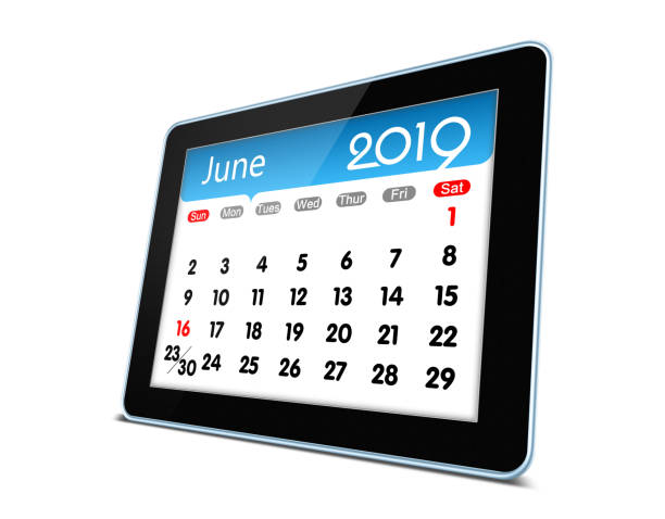 istock June 2019 calendar on digital tablet isolated (clipping path) 1038640342