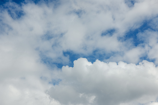 Gathering clouds in the sky.