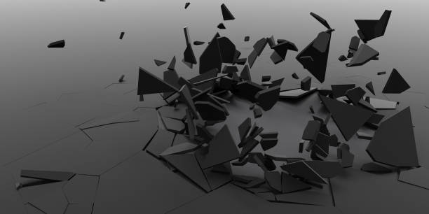 istock 3D Shatter Abstract Wallpaper Background 1038666508