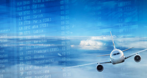 istock Big commercial airplane flying above beautiful clouds. 1038685686