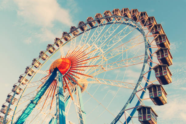 istock Ferris wheel background at the Beer Fest in Munich 1038691382