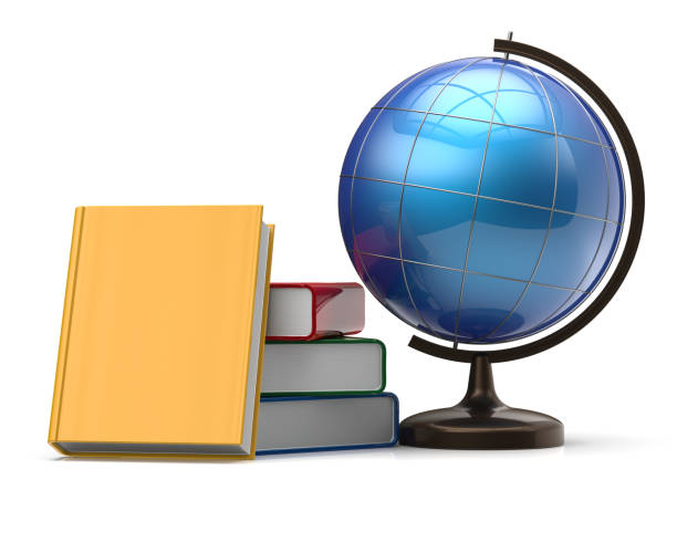 istock Globe and books blank international global geography icon 1038692486