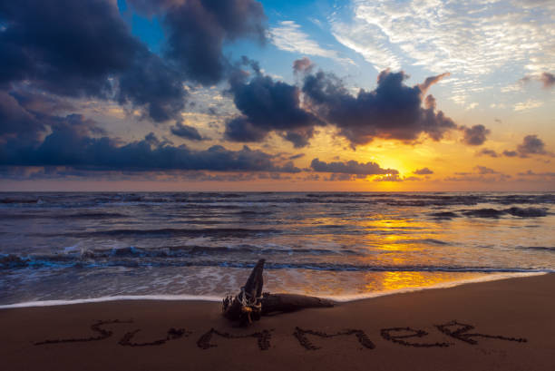 istock Amazing colorful sunrise at sea 1038700146