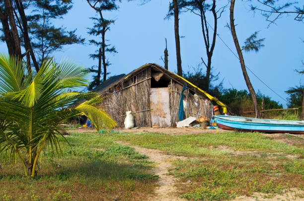 istock hut landscape on the seashore 1038700388
