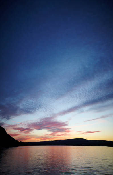 istock Colorful reflection during sunset on a lake 1038703524