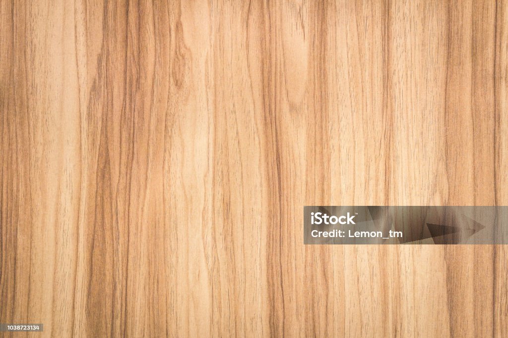 Brown wood background with abstract pattern. Surface of natural wooden material. Wood - Material Stock Photo