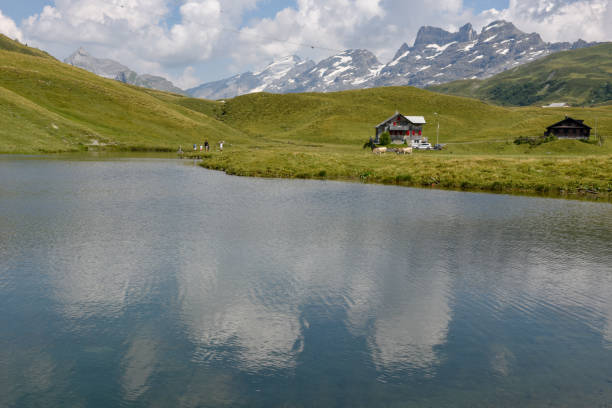 istock View at lake Melchsee on Switzerland 1038737874