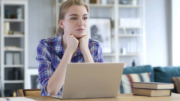 istock Brainstorming Woman Thinking Idea for Start Up 1038743144