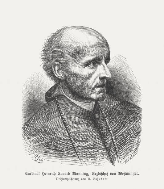 istock Henry Edward Manning (1808-1892), English Cardinal, wood engraving, published 1876 1038753912