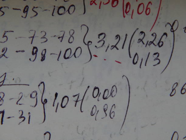 istock Scientific charts, cardiograms and mathematical calculations 1038758328