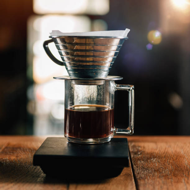 istock Steel Drip Coffee Maker Close Up 1038762598