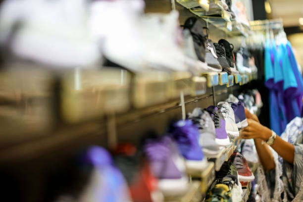 istock Choosing sports shoes 1038770670