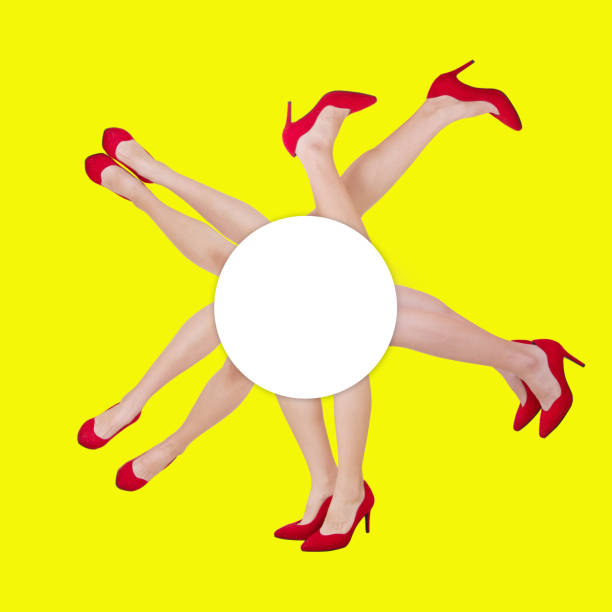 istock Woman Legs in Red High Heels 1038808764