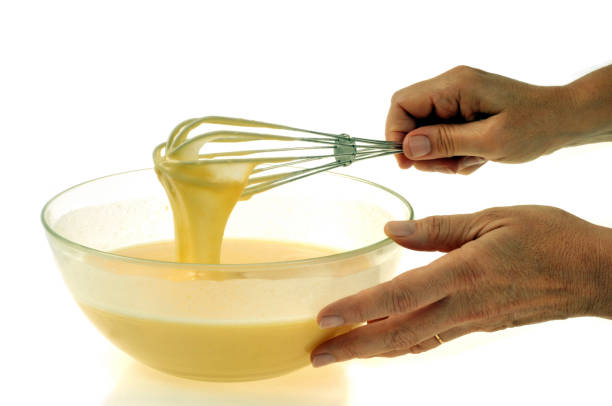 istock Preparation of pancake dough 1038812670