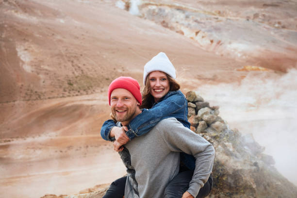 istock Piggyback at Hverarond Geothermal Area 1038815810