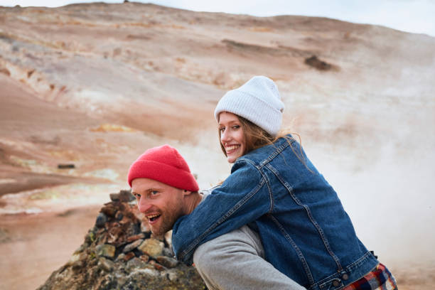 istock Piggyback at Hverarond Geothermal Area 1038816506