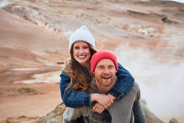 istock Piggyback at Hverarond Geothermal Area 1038816602