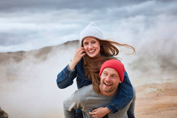 Piggyback at Hverarond Geothermal Area