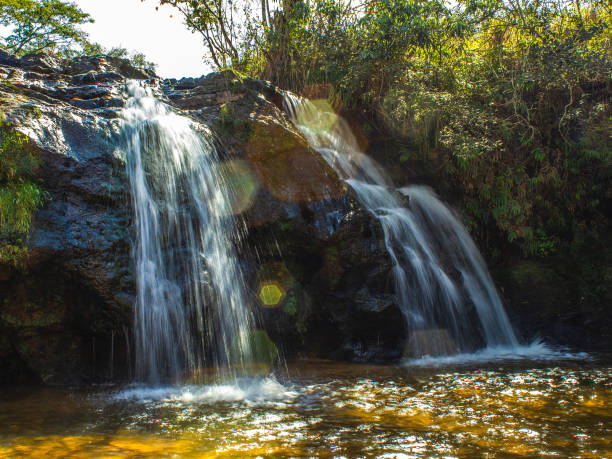 istock Waterfall in a Brazilian Forest at Minas Gerais 1038843214