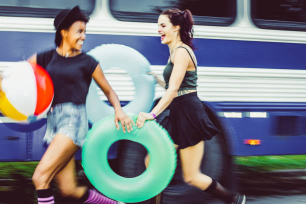 istock Teenagers Hanging Out, Blurred motion 1038843638