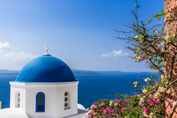 istock Little Orthodox Church on the coast 1038843714