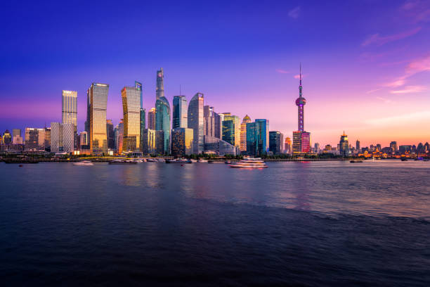 istock Panoramic skyline of Shanghai 1038844948