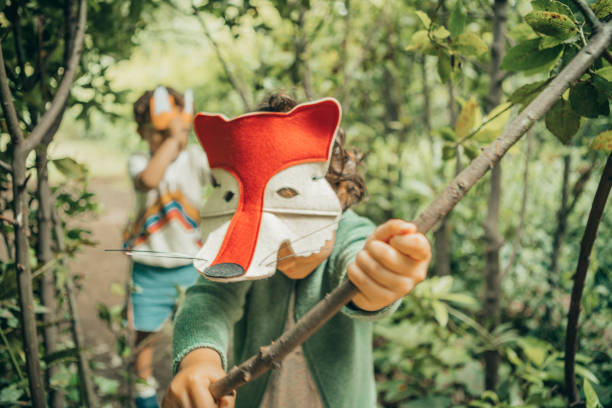 istock Kids wearing animal ears 1038852434