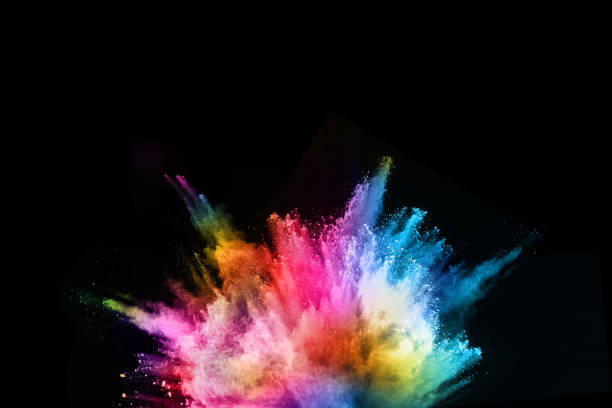 istock abstract colored dust explosion on a black background.abstract powder splatted background,Freeze motion of color powder exploding/throwing color powder, multicolored glitter texture. 1038862552