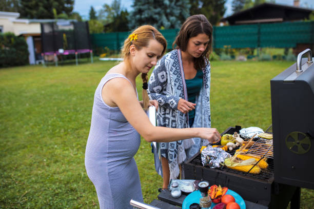 istock Pregnant woman make vegan eating 1038900700