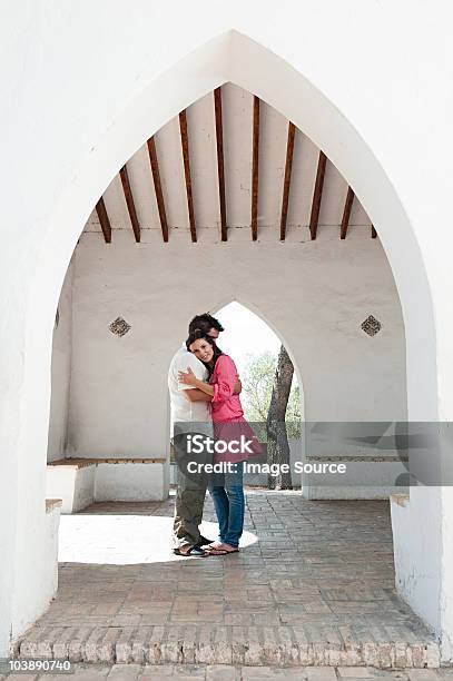 Young Romantic Couple Embracing Stock Photo - Download Image Now - Adult, Adults Only, Affectionate