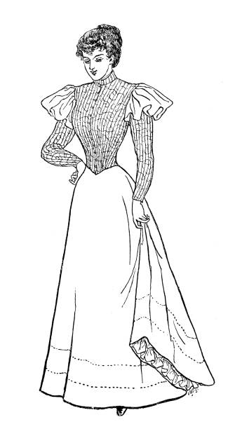 istock Antique engraving illustration: 19th Century fashion 1038930722