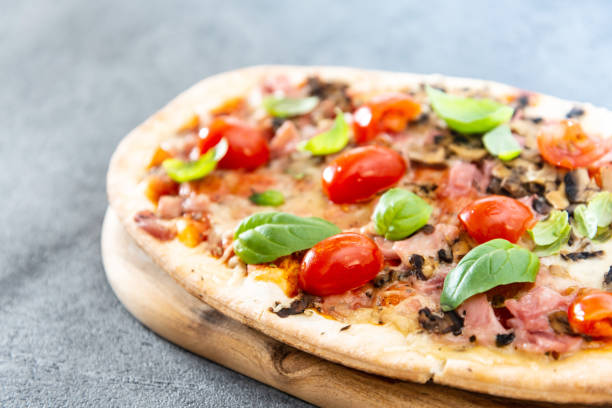 istock Pizza with Ham and Mushrooms 1038941506