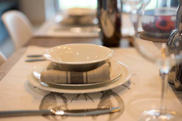 istock Close Up Abstract of Table Setting in House 1038977974