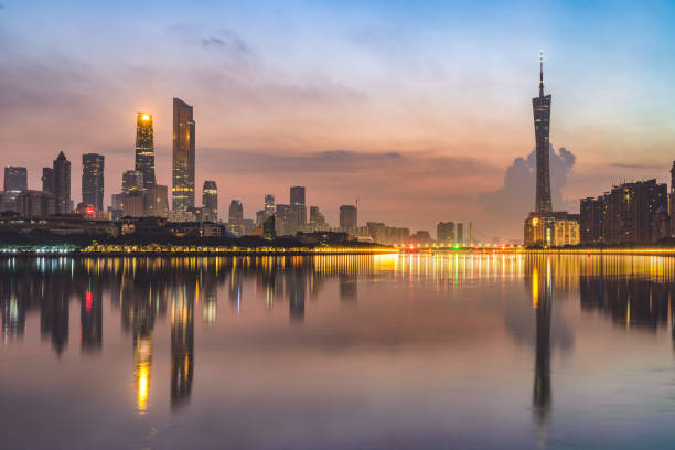 istock Guangzhou city sunrise 1038979398