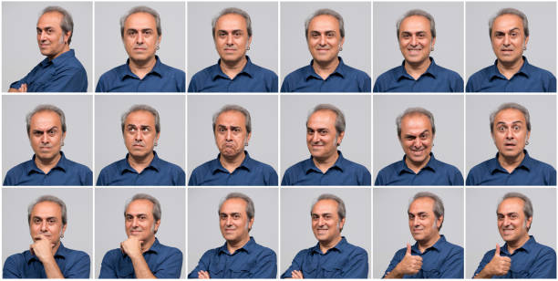 istock Man making facial expressions 1038987170