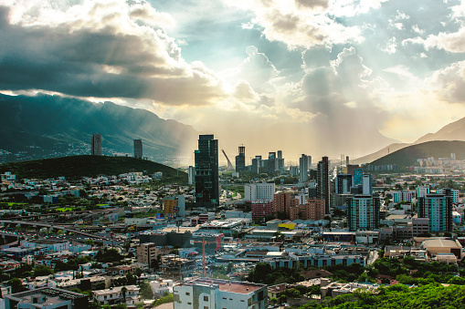 Panoramic view of the city of Monterrey