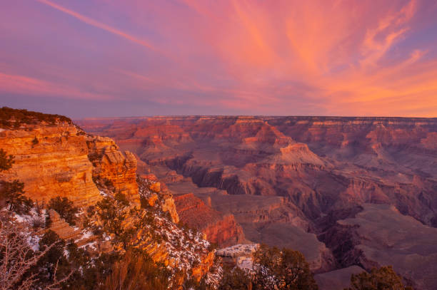 Grand Canyon, South rim Grand Canyon, South rim yaki point stock pictures, royalty-free photos & images