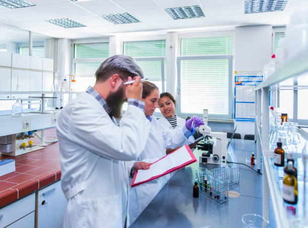 istock In a chemical lab...chemists working 1039052824
