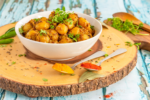 Aloo Jeera - Indian Vegetable Dish of Potatoes and Roasted Cumin