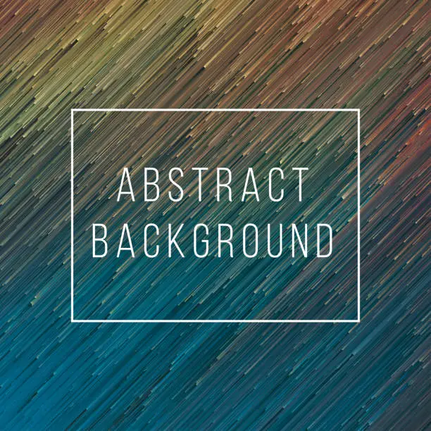 Vector illustration of Dynamic Contrast Lines Abstract Texture Dark Green Background