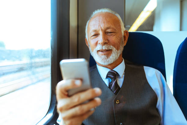 istock Senior businessman travelling to work 1039064840