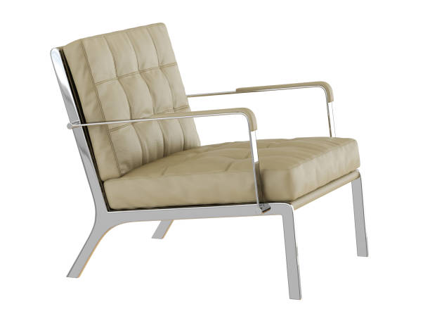 istock Beige leather chair 1039085336