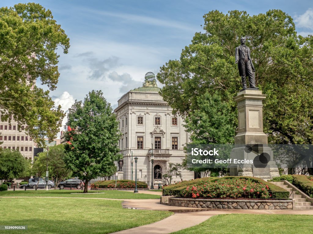 The lovely and peaceful Lafayette Square in New Orleans, Louisiana Lafayette - Louisiana Stock Photo