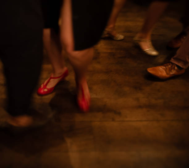 istock The dancer with the red shoes 1039125686