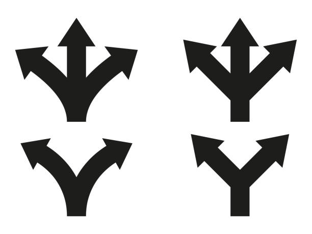 Set of direction arrows. Vector icons Set of direction arrows. Vector icons number 2 illustrations stock illustrations