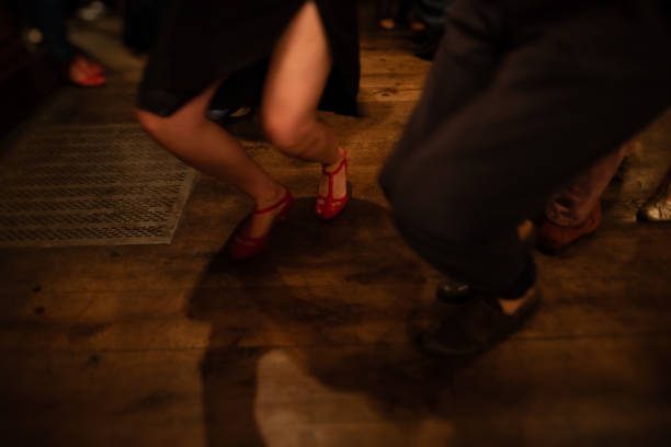 istock The dancer with the red shoes 1039130078