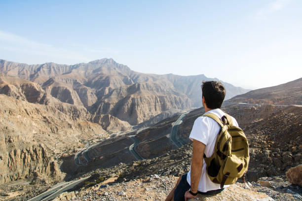 istock Male hiker enjoying the mountain view 1039132716