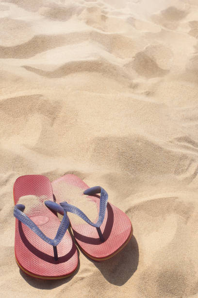 istock Flipflop's at the beach on holiday 1039151474